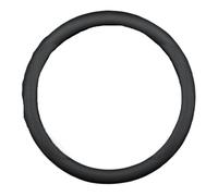 Coprivolante Per Suzuki S-Cross Per Swift SX4 Per Vitara Per Jimny Per Baleno Per Samurai Coprivolante Pelle Traspirante Antiscivolo Auto(Style B black)