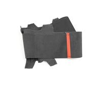 Coprivolante Per VW Per Crafter 2006-2016 Rivestimento Interno Pelle Scamosciata Per Volante Auto(Black line-red bar)