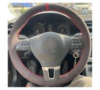 Coprivolante Per VW Per Golf 4 Per Passat B5 1996-2015 Per Seat Per Leon 1999-2015 Per Polo Coprivolante Per Auto In Pelle Scamosciata Volante(BIANCO)