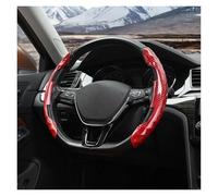 Coprivolante Per VW Per Golf 7 Mk7 Per Touran Candidato Per Polo Per Jetta Per Passat B8 Per Tiguan Protezione volante(ROSSO)