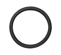 Coprivolante Perforato In Pelle PU Resistente Con Fodera Antiscivolo Adatto Per Diametri Da 14,5 A 15 Pollici Coprivolanti Guscio(Black)