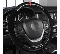 Coprivolante Protettivo Coprivolante per auto in fibra di carbonio 38cm per BMW X1 X2 X3 X4 E84 F84 F39 E83 F25 G01 F97 F26 G02 F98 Accessori auto Volante Coprivolante (Colore : 4)