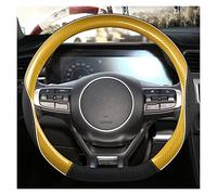 Coprivolante protettivo in fibra di carbonio a forma di D, 38 cm, per KX5, Sportage 4, MK4 17-21, Stonic KX1 17 ~ 21 (oro)