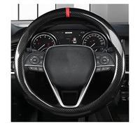 Coprivolante protettivo per auto, in fibra di carbonio, in pelle, accessori interni, 38 cm, per Toyota, CHR, Vios, Yaris, Camry, Corolla(4)