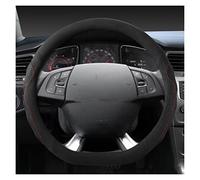 Coprivolante protettivo per Citroen DS3, DS4, DS5, DS5, DS, 5LS, DS6, DS7, DS9, in pelle scamosciata, a forma di D, colore nero