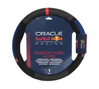 Red Bull Coprivolante antiscivolo Blended Lines Side Grip Nero/Rosso per auto 100% PU, Materiale Antiscivolo, Facile Installazione, Resistente e Universale, Diametro 38 cm