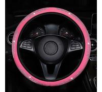 Coprivolante Rosa Compatibile Con Volante Di Dimensioni Standard Design Elastica