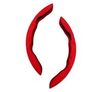 Coprivolante Scamosciato per Chevrolet Trax (Gen I Gen II 2013-2025 2026),Protezione Segmentata Antiscivolo,Grip Peluche Caldo,Accessori Auto Interni Inverno,Red