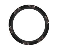 Coprivolante stampato con lupo sul prato da 38,1 cm, universale, antiscivolo, assorbe il sudore,