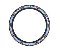 Coprivolante stampato con trattore agricolo da 38,1 cm, universale, antiscivolo, assorbe il sudore,