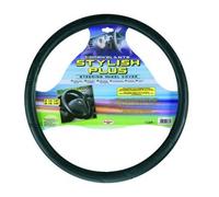 Coprivolante "STYLISH" per Auto e Furgoni 41/45 Cm Nero Impugnatura Morbida