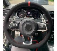Coprivolante Su Misura Copertura Del Volante Dell'automobile Cucito A Mano Treccia Per VW Per Golf 7 Per GTI Per Golf MK7 Per Polo Per Scirocco 2015 2016 Volante Protezione Copri ( Colore : Style 6 )