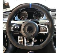Coprivolante Su Misura Copertura Del Volante Dell'automobile Cucito A Mano Treccia Per VW Per Golf 7 Per GTI Per Golf MK7 Per Polo Per Scirocco 2015 2016 Volante Protezione Copri (Colore : Style 5)