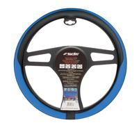 Coprivolante auto diametro 37-39cm Simoni Racing Tidy eco-pelle nera e blu