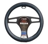 Coprivolante Total Black Eco-pelle Nera Forata per Volanti Ø37-39 Simoni Racing