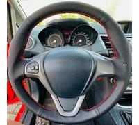 Coprivolante treccia ecopelle antiscivolo nero Ford EcoSport/Fiesta 08-17