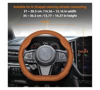 Coprivolante Ultra Sottile Per Subaru Per Forester Sh Sk Sj Per Impreza Per Levorg Xv Per Outback Wrx Per Crosstrek Per Brz Coprivolante(Brown D Punch)