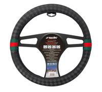 Coprivolante G Style Tessuto nero inserti rossi e verdi per volanti con