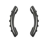 Coprivolante Universale Auto Cuscinetto Di Supporto Volante Con Pomello Girevole Accessori Auto Strumento Di Assistenza Allo Sterzo Coprivolante Antiscivolo(Carbon Fibre)