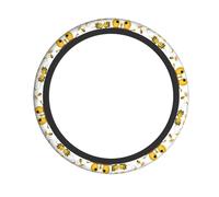 Coprivolante universale con api volanti con margherite e miele, traspirante, per auto, camion, SUV e ATV