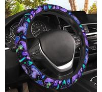 Coprivolante universale con funghi fluo, 38 cm, antiscivolo, traspirante, accessorio per auto, adatto per camion, berline, SUV, furgoni