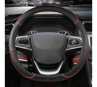 Coprivolante Universale Copertura Volante automobile 38 centimetri Pelle Per Chery Per Tiggo 8 Per Arrizo 5 Per Pro Gx 5x eQ7 7 2018 2019 2020 Accessori(RED D SHAPE)