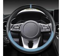 Coprivolante Universale Copertura Volante automobile Per Kia Per Sportage Per Sid Per Rio 3 Per Anima Per Ceed Per Sorento Per Cerato K2 K3 K4 K5 KX3 KX5(BLUE O SHAPE)