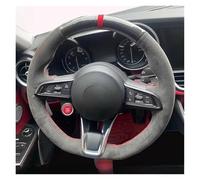 Coprivolante Universale Coprivolante In Fibra Di Carbonio Scamosciato Antiscivolo Cucito A Mano Per Alfa Per Romeo Per Giulia Per Stelvio 2020 2021 2022(A)