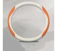 Coprivolante Universale Coprivolante in pelle per auto per Hyundai per Genesis GV80 EV G80 G70 G90 GV60 GV70 per sport per Minth per Essentiah(O Style A Orange5)