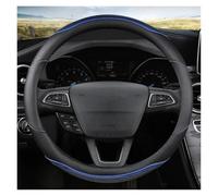 Coprivolante Universale Coprivolante Per Auto In Microfibra Di Pelle 38 Cm Per Ford Per EcoSport Per Escape Per Kuga Per Expedition EL Antiscivolo Resistente All'usura Coprivolante Auto(BLUE O)