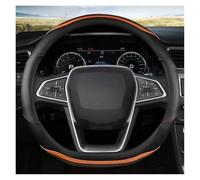 Coprivolante Universale Coprivolante Per Auto In Microfibra Di Pelle 38 Cm Per Ford Per EcoSport Per Escape Per Kuga Per Expedition EL Antiscivolo Resistente All'usura Coprivolante Auto(ORAGE D)