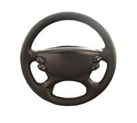 Coprivolante Universale Coprivolante per auto personalizzato fai-da-te per Mercedes per Benz Classe E W211 E230 E350 E280 CLS-Class CLS 350 500 G SL CLK(Giallo)