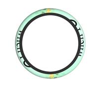 Coprivolante universale da 15 pollici, antiscivolo avanzato, traspirante, per auto, per uomini e donne, con scritta "Al mattino quando mi alzo, dammi Gesù"