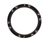 Coprivolante universale da 38,1 cm, con stampa aquila su ramo, antiscivolo, assorbe il sudore,