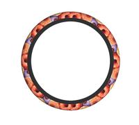 Coprivolante universale elasticizzato ciambella pittura a olio 15 pollici auto Wheel Protector antiscivolo grip & facile da installare per auto, camion, SUV