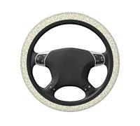 Coprivolante universale elasticizzato con foglie verdi salvia che si arricciano su tutta la crema, coprivolante universale, 38 cm, antiscivolo, traspirante, per SUV e camion