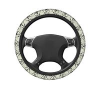 Coprivolante universale elasticizzato per auto con motivo floreale retrò dai colori tenui e antiscivolo, traspirante, per SUV e camion