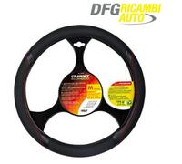 COPRIVOLANTE UNIVERSALE GT-SPORT ROSSO / NERO MISURA (M) 37 / 39 CM - 33133
