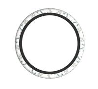 Coprivolante universale per auto, bianco naturale, ramoscello verde, stampa completa, in tessuto elastico, per auto, camion, SUV, ATV e altro