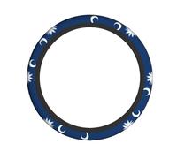 Coprivolante universale per auto, con bandiera della Carolina del Sud, stampa completa, in tessuto elastico, per auto, camion, SUV, ATV e altro