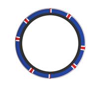 Coprivolante universale per auto, con bandiera dell'Islanda, stampa completa, in tessuto elastico, per auto, camion, SUV, ATV e altro