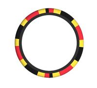 Coprivolante universale per auto, motivo: bandiera del Belgio, in tessuto elastico, traspirante, per auto, camion, SUV