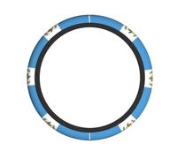 Coprivolante universale per auto, motivo: bandiera del Guatemala, in tessuto elastico, traspirante, per auto, camion, SUV