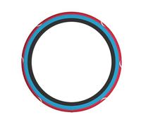 Coprivolante universale per auto, motivo: bandiera dell'Azerbaigian, in tessuto elastico, traspirante, per auto, camion, SUV