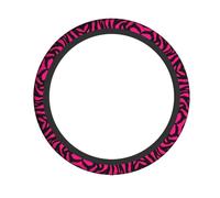 Coprivolante universale per auto, motivo: zebra, tigre, leopardo, rosa, stampa completa, in tessuto elastico, traspirante, per auto, camion, SUV