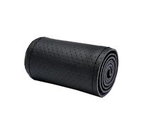 Coprivolante Universale Per Auto Per Volante Da 38 Cm Cucito A Mano Protettore Volante Auto(Black (Hole))