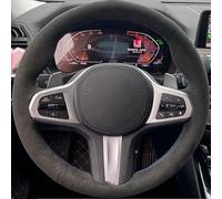 Coprivolante Universale Per BMW G30 G31 G32 G20 G21 G14 G15 G16 X3 G01 X4 G02 X5 G05 Coprivolante per auto personalizzato Treccia scamosciata antiscivolo(Style 17)