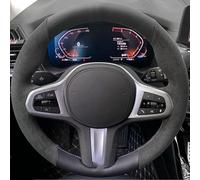 Coprivolante Universale Per BMW G30 G31 G32 G20 G21 G14 G15 G16 X3 G01 X4 G02 X5 G05 Coprivolante per auto personalizzato Treccia scamosciata antiscivolo(Style 16)