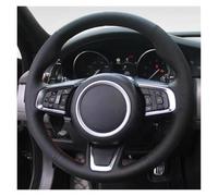 Coprivolante Universale Per Jaguar E-Pace 2017-2019 Per F-Pace 2016-2019 Per XE 2015-2019 Per XF 2016-2019 Coprivolante Per Auto In Vera Pelle Coprivolante Auto(White Thread)