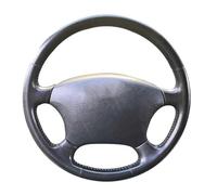 Coprivolante Universale Personalizza copertura volante dell'auto per Toyota per Land per Cruiser per Prado 120 Treccia pelle accessori auto per volante(Beige thread8)